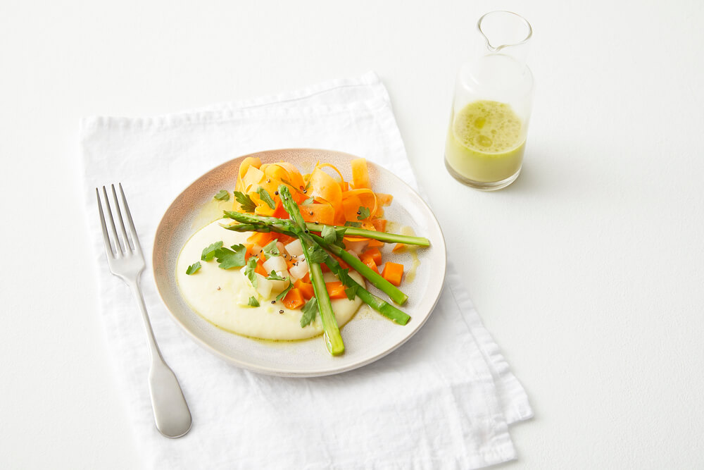 Image Purée aux petits légumes