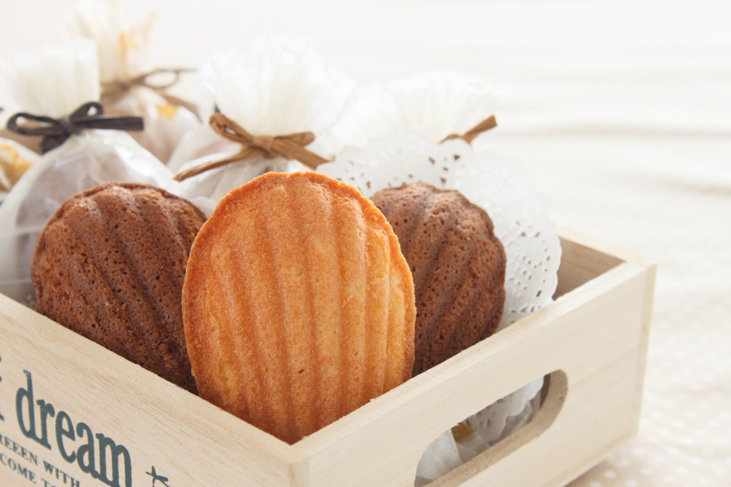 Image Madeleines caramel beurre salé