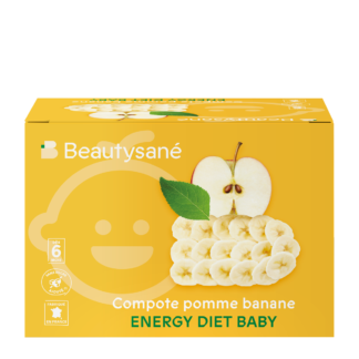 Compote pommes-bananes Bio