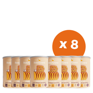 Pack 8 boites saveur mangue coco passion