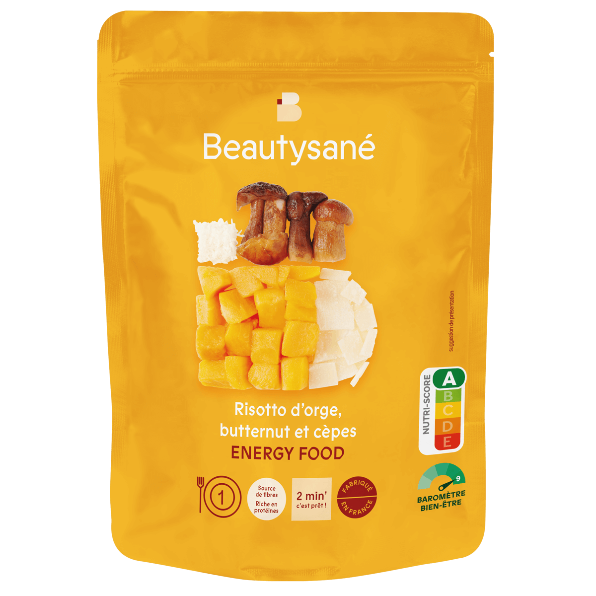 Gerstrisotto, eekhoorntjesbrood en butternut - 1 maaltijd