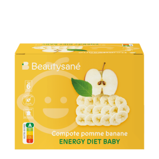 Bio Apfel-Bananen-Kompott