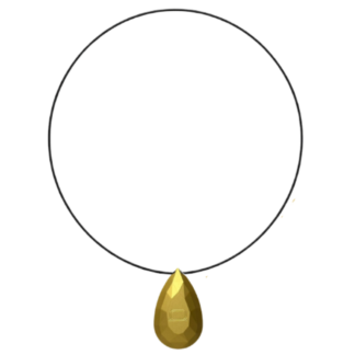 NECKLACE QUANT GOLD MAXI
