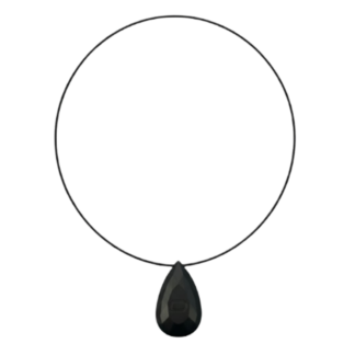 NECKLACE QUANT BLACK MINI
